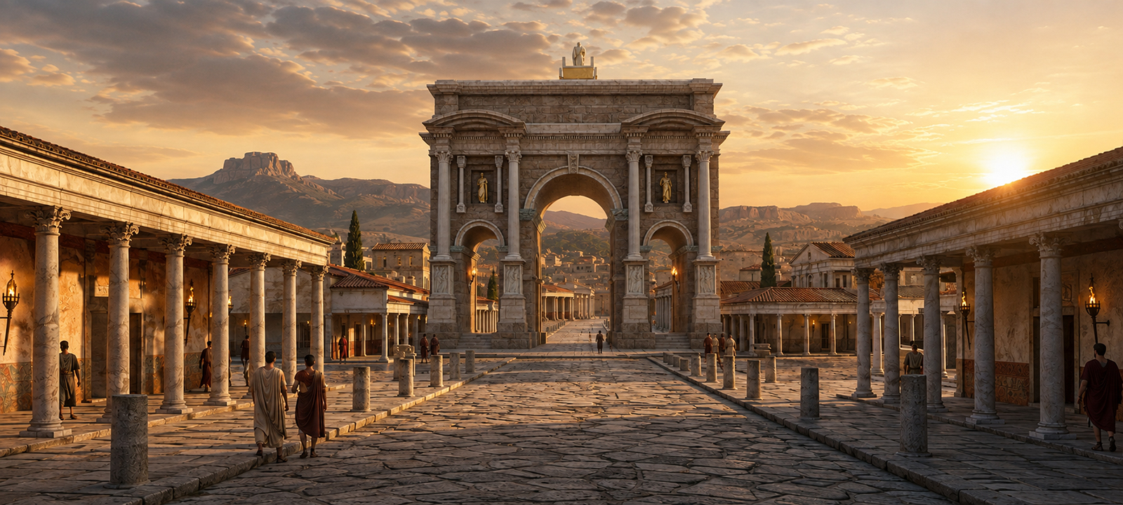 Reconstitution de Timgad